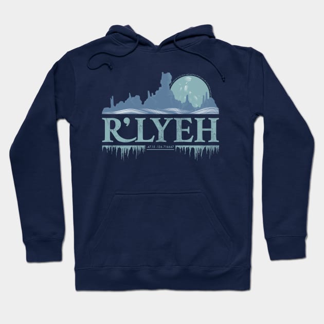 Call of Cthulhu R'lyeh Lovecraft Hoodie by JustSandN